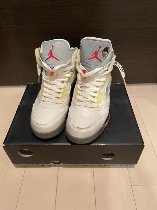 格安正規店 エアジョーダン5 NIKE ナイキ off-white pIau1-m29142126997 セイル オフホワイト 大人気高品質