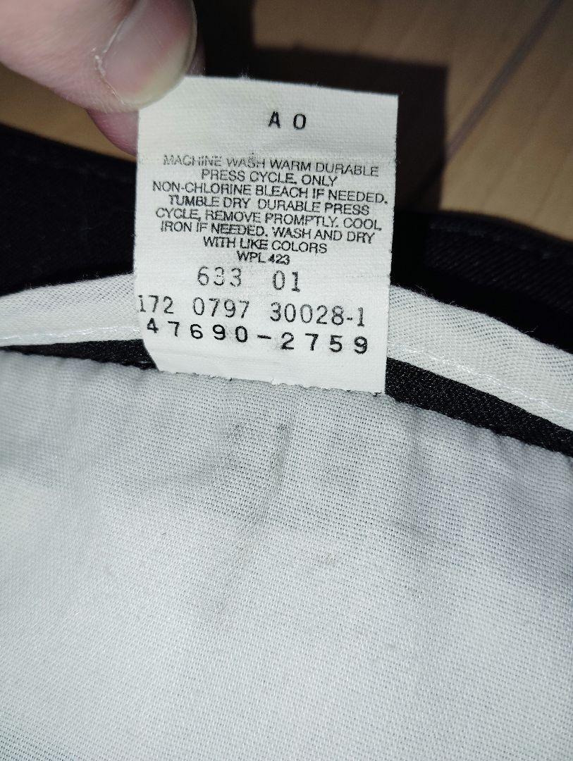 Levi’s アクションスラックス　 ブラック　W34 L30