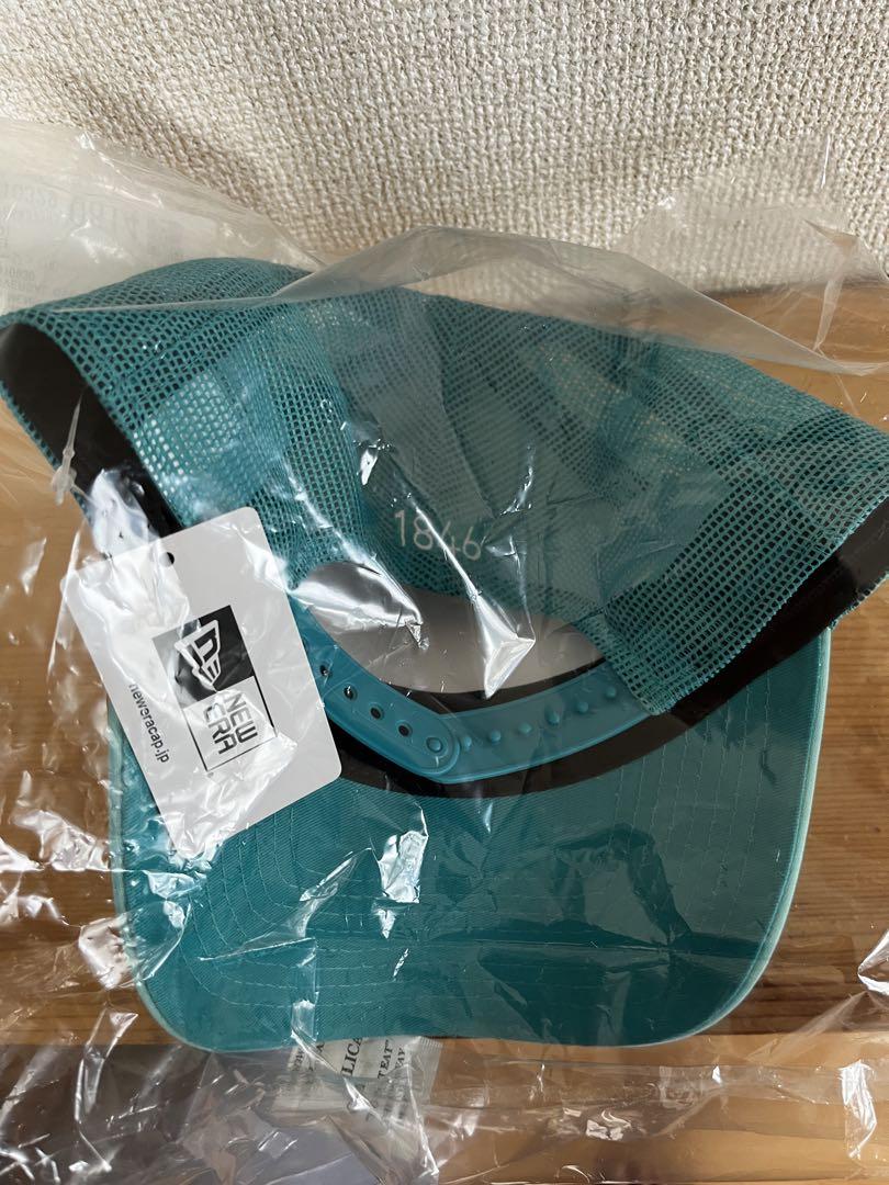 新品未使用 キンミヤ ニューエラ メッシュキャップ ブルー newera