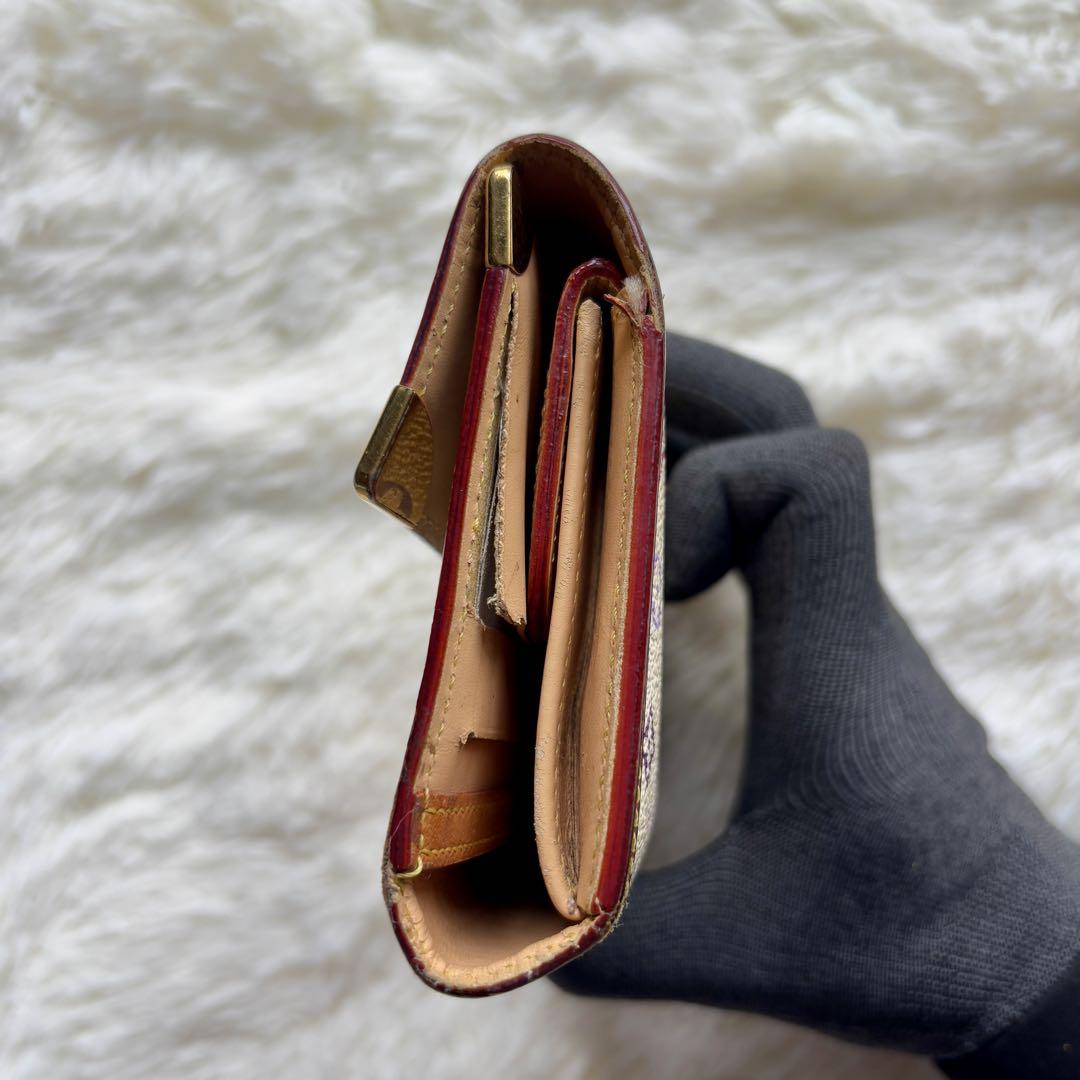 ルイヴィトン モノグラム マルチカラー ポルトトレゾール インターナショナル LOUIS VUITTON ほぼ新品 ルイヴィトン モノグラムマルチカラー