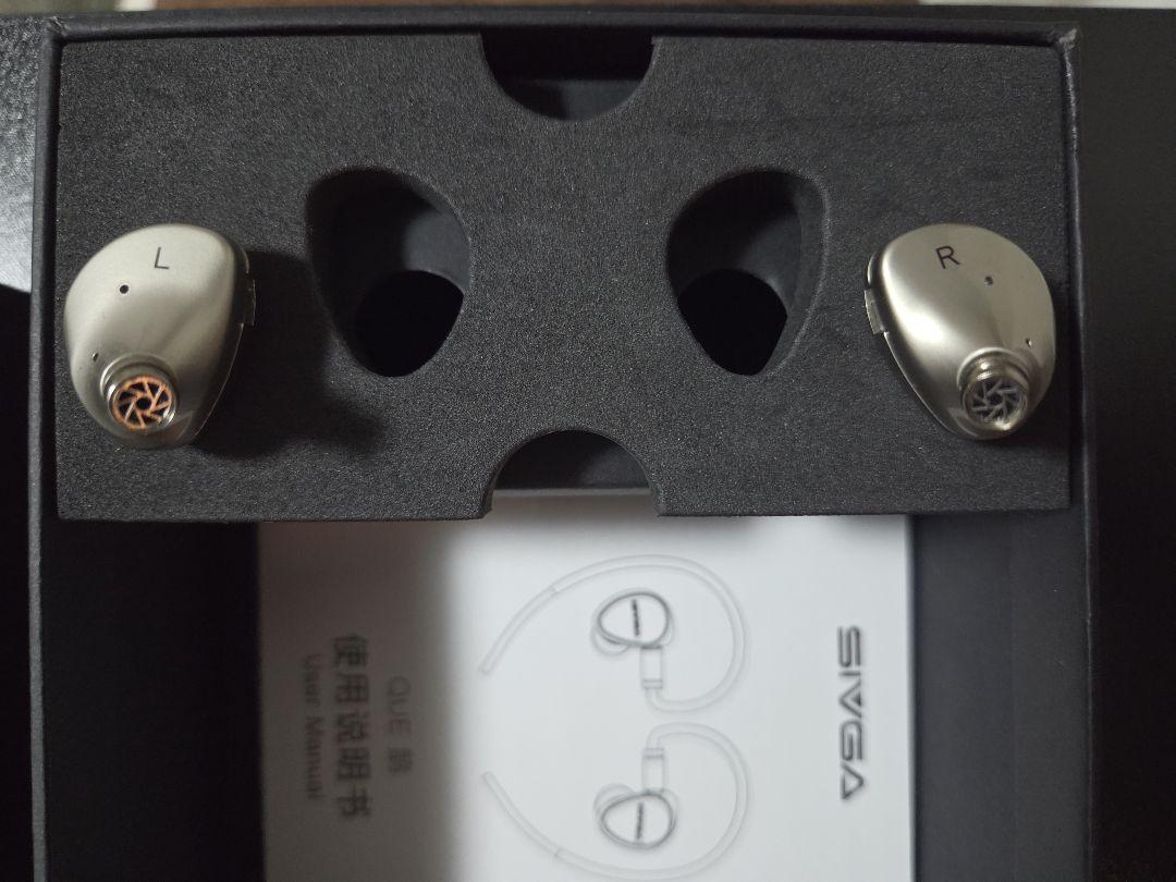 試聴のみ　SIVGA Que 有線イヤホン 収納ケース付 試聴のみ SIVGA Que 有線イヤホン 収納ケース付