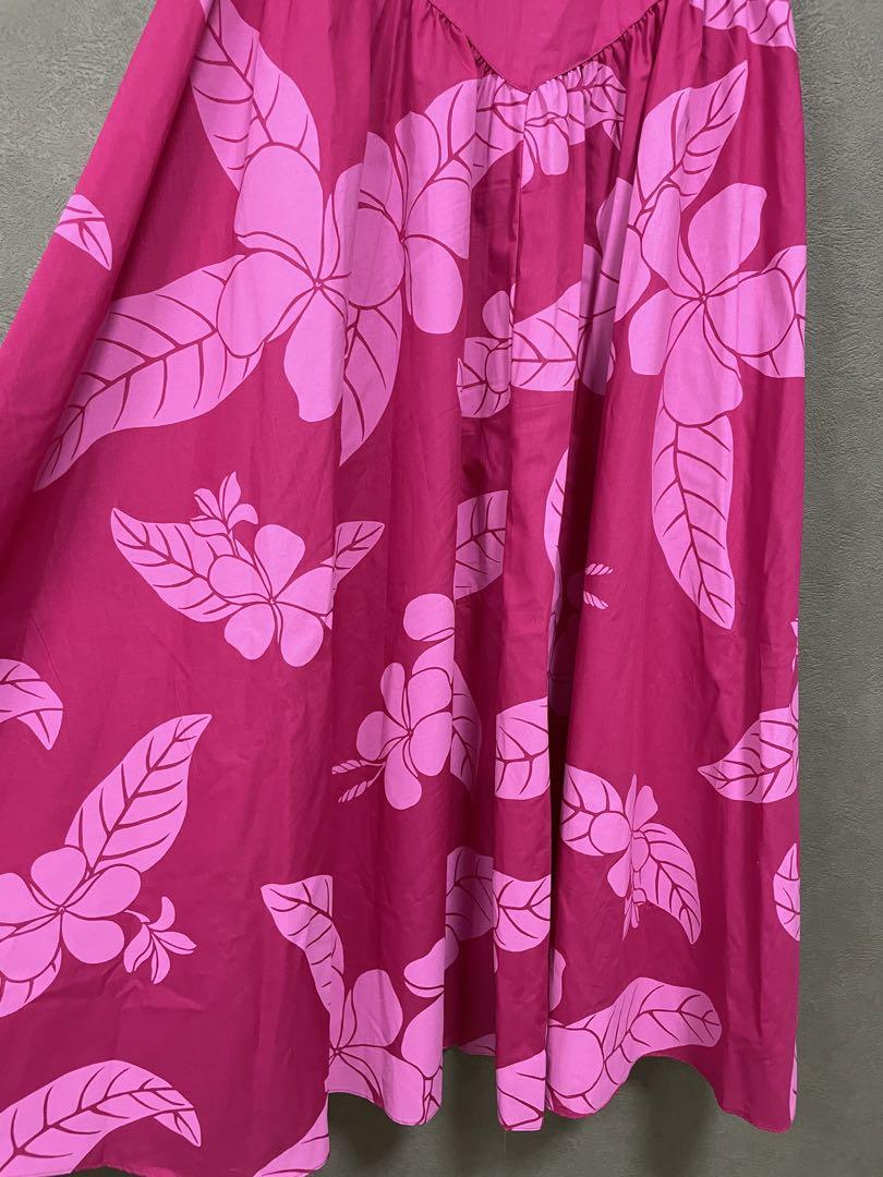 新品】T&L MUUMUU FACTORY フラダンスドレス マゼンタピンク