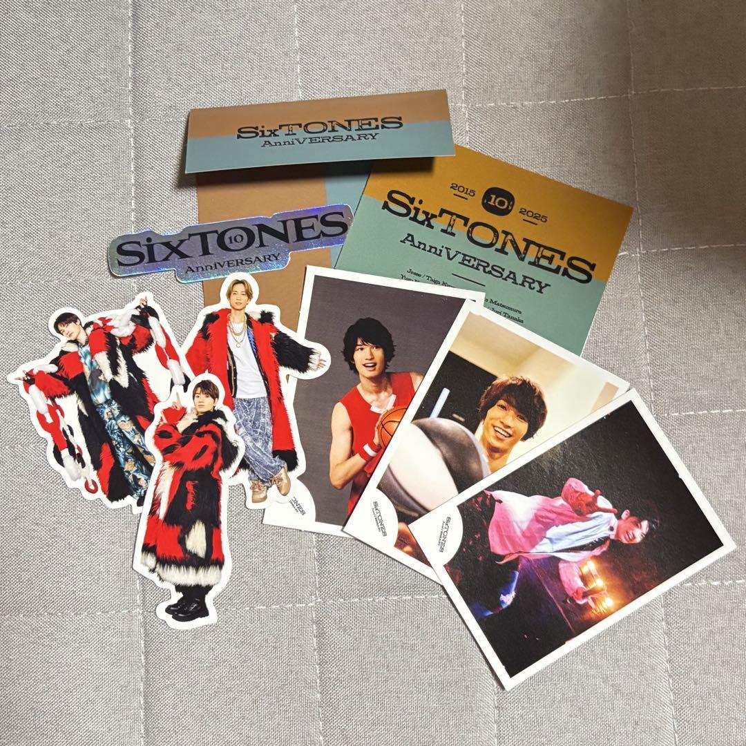 SixTONES 10周年 ミニフォト＆ステッカー - メルカリ
