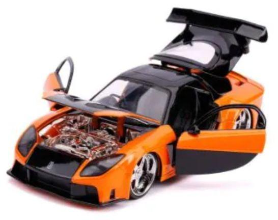 【新品未開封】ワイルドスピード マツダRX7 1/24 ハンのフィギュア付き
