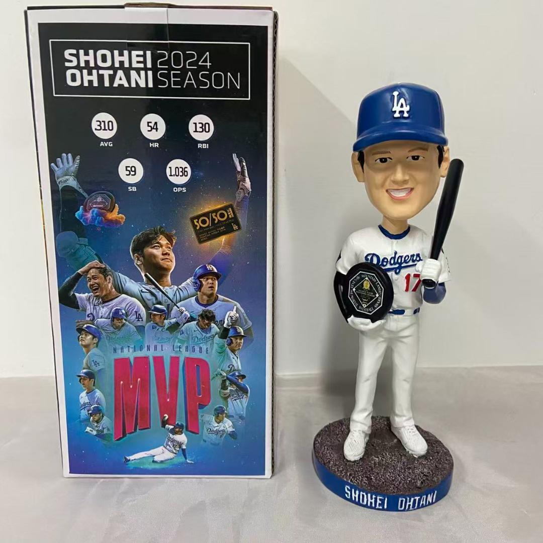 Shohei Ohtani ボブルヘッド人形 2024 MVP Amazon.com: Shohei Ohtani Los Angeles Dodgers 2024 National