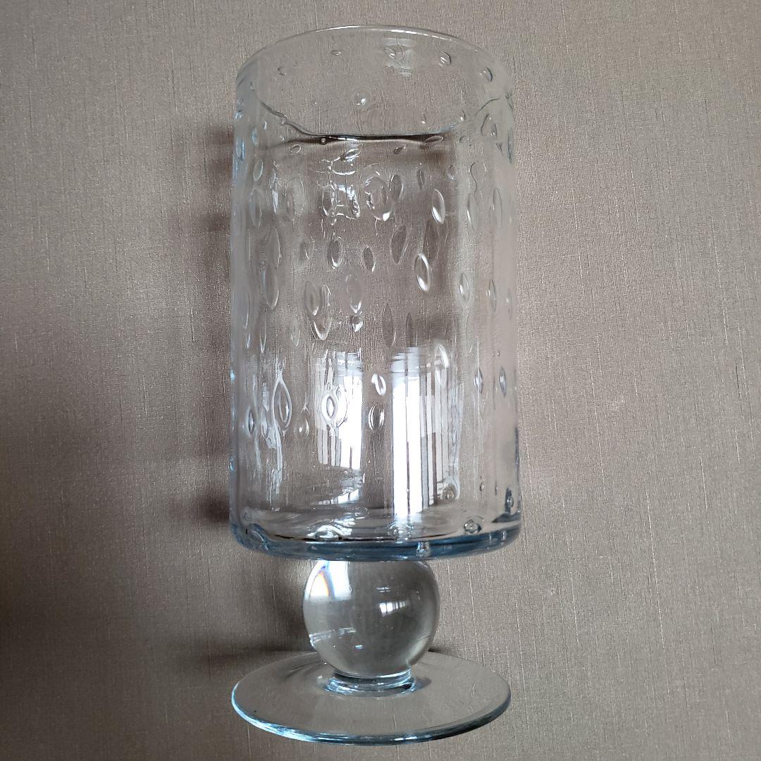 作家ものガラス 気泡ガラス フラワーベース 花器 - メルカリ 作家ものガラス 気泡ガラス フラワーベース 花器 - メルカリ