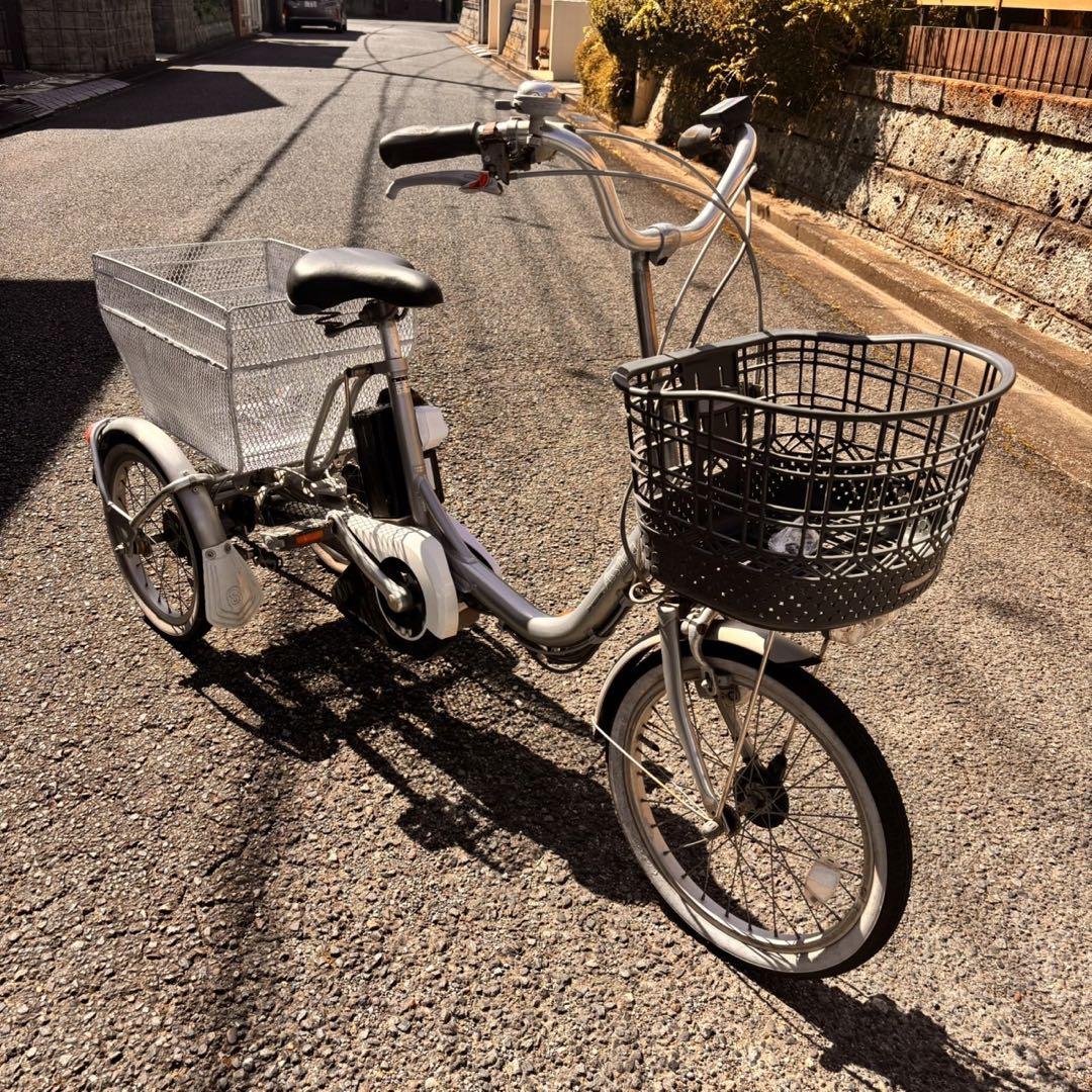 電動アシスト自転車 BRIDGESTONE アシスタ 三輪ワゴン