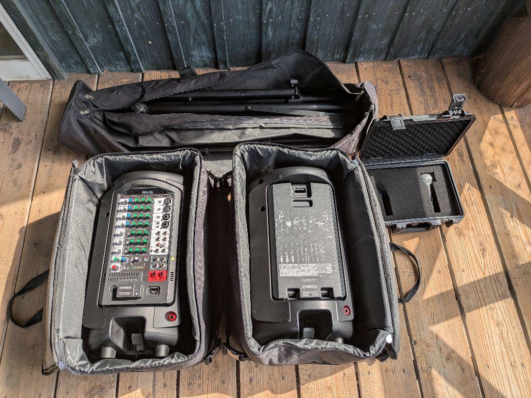 YAMAHA STAGEPAS 600BT ポータブルPAシステムセット 送料込