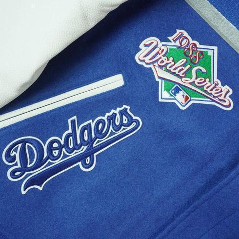 公式プロスタンダードdodgersドジャーススタジャンワールドシリーズ