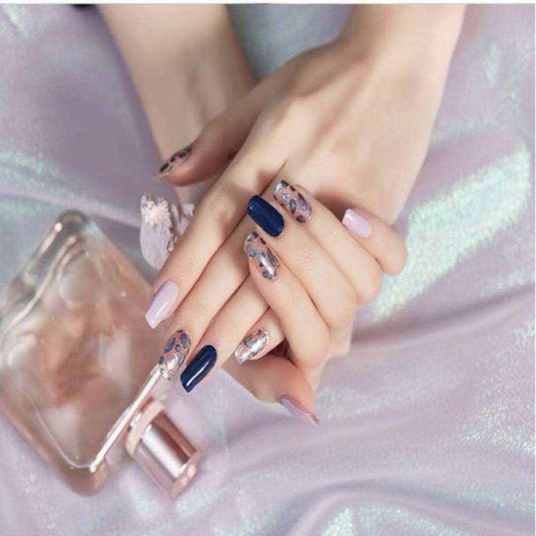 HERAXI ネイルシール 手の爪 20Pcs 爪やすり付き ネイルアート