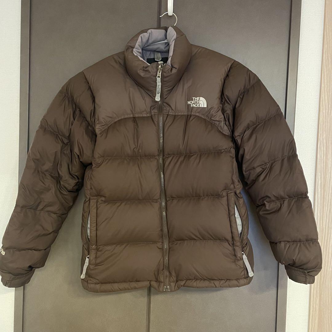 【希少】THE NORTH FACE ダウンジャケット ヌプシ ブラウン
