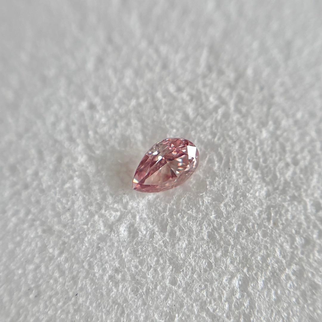 0.053ct SI-1 天然ピンクダイヤモンドルース FIP 中央宝石研究所