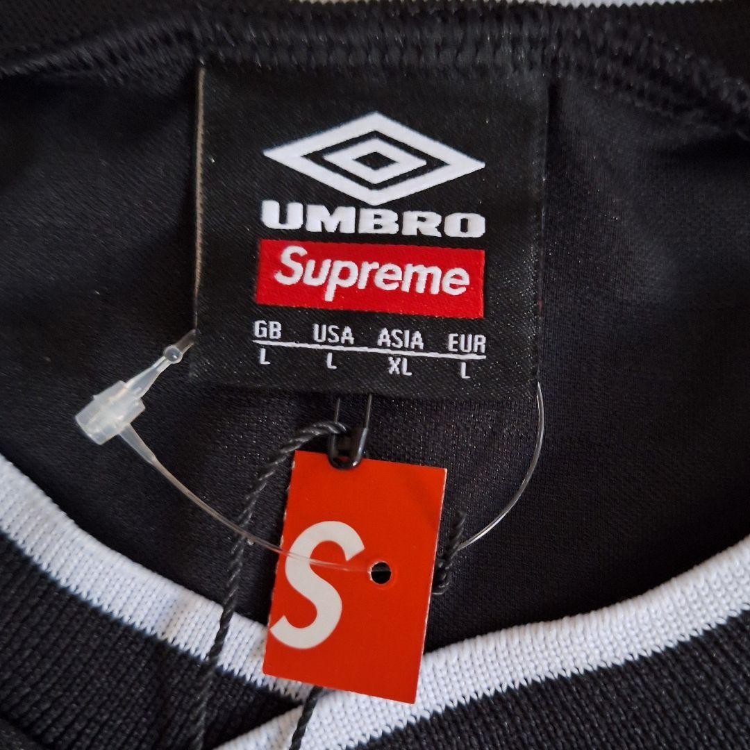 新品 Supreme / Umbro Soccer Jersey ブラック