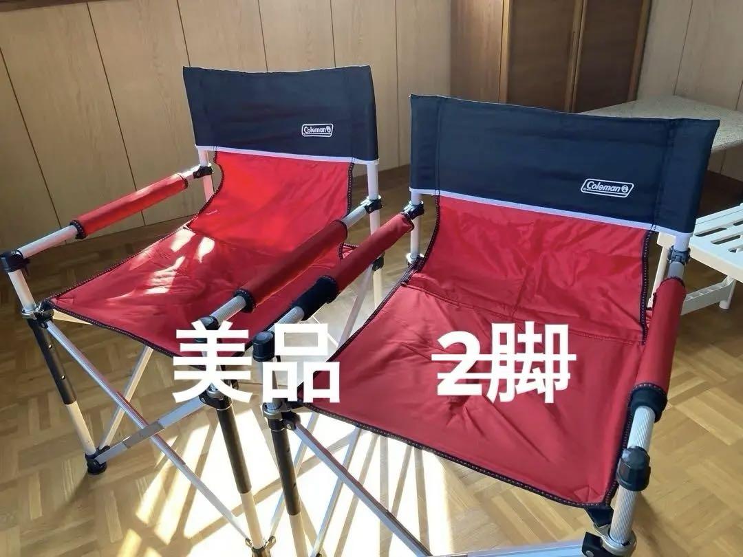 Coleman slim captain chair red/black 1脚