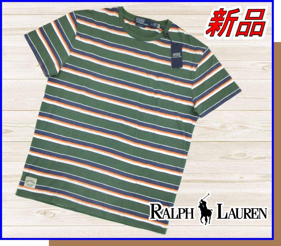 【新品】POLOラルフローレン半袖TシャツUS:M/JP:Lクルーネック