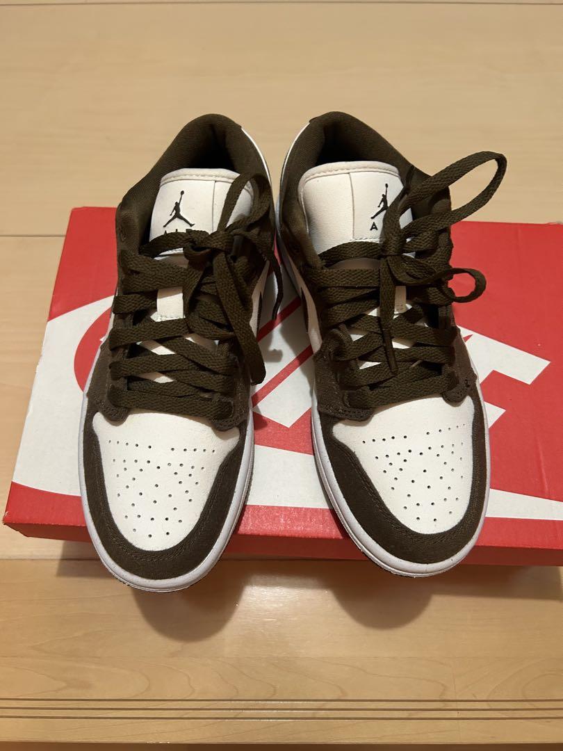 【メーカー直売】の商品をすべて NIKE ホワイト/ブラウン Low 1 Jordan Air シューズ(男性用)