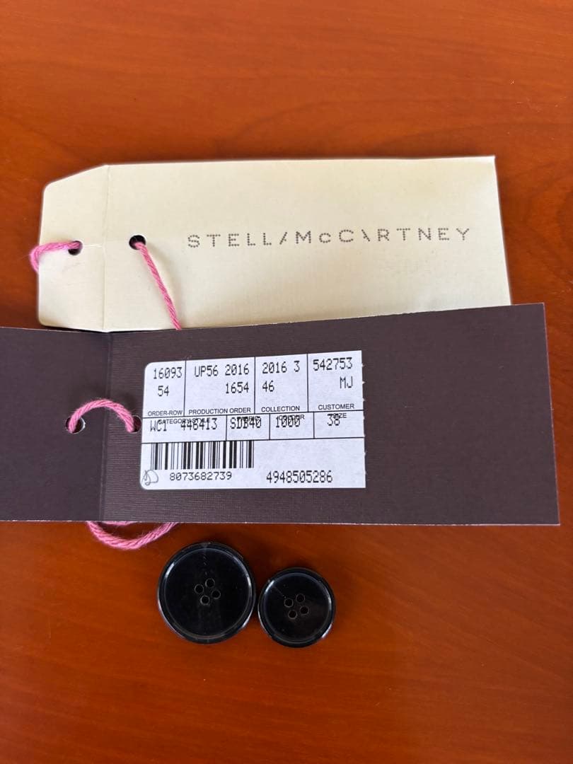 Stella McCartney ブラック ケープコート Stella McCartney ブラック ケープコート