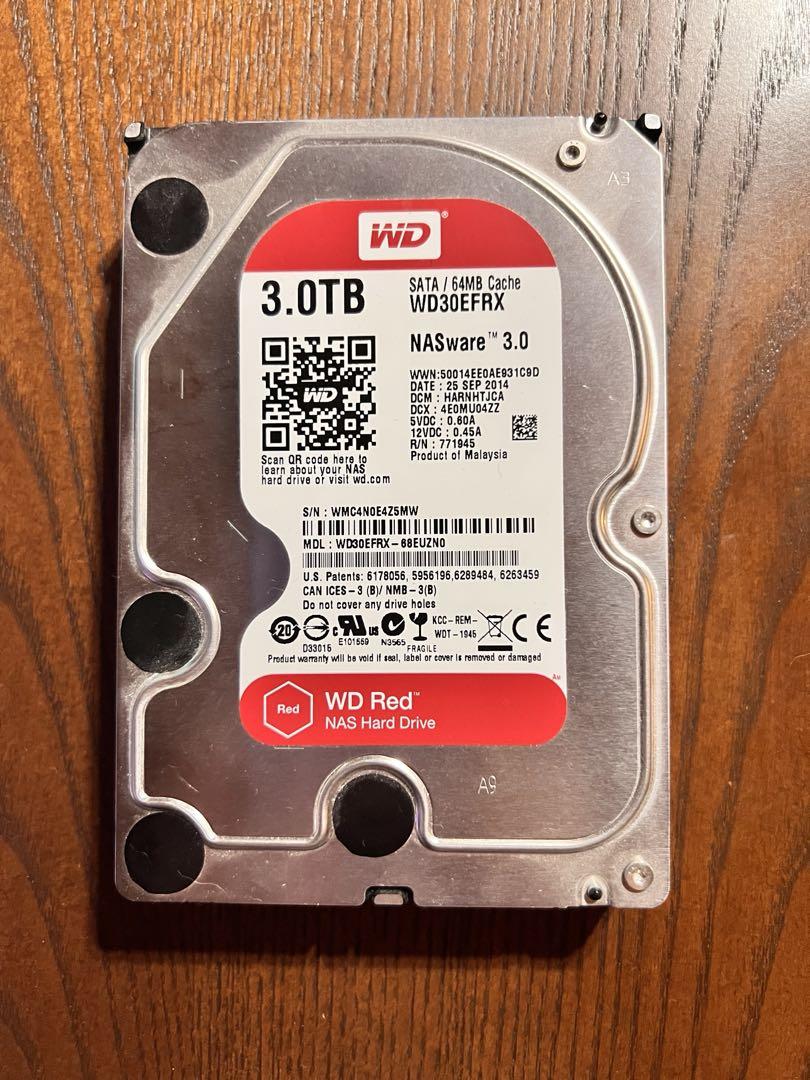Western Digital Red 3TB HDD WD30EFRX最 安値