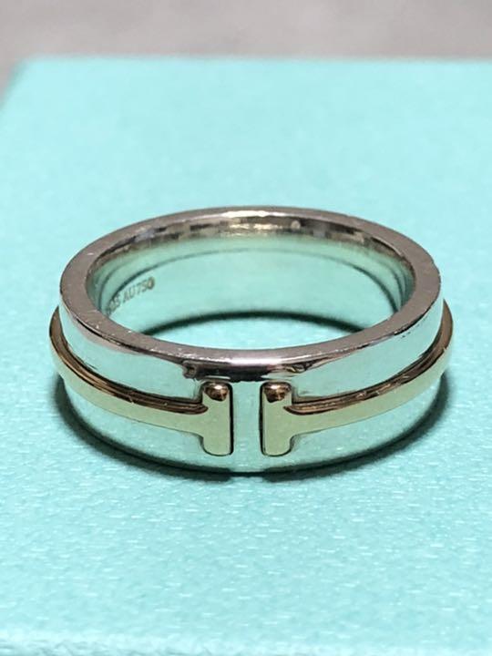 同梱不可】 ティファニー twoリング 8号 シルバー×ピンクゴールド アクセサリー Saishin 同梱不可】 ティファニー twoリング 8号 シルバー×ピンクゴールド アクセサリー Saishin
