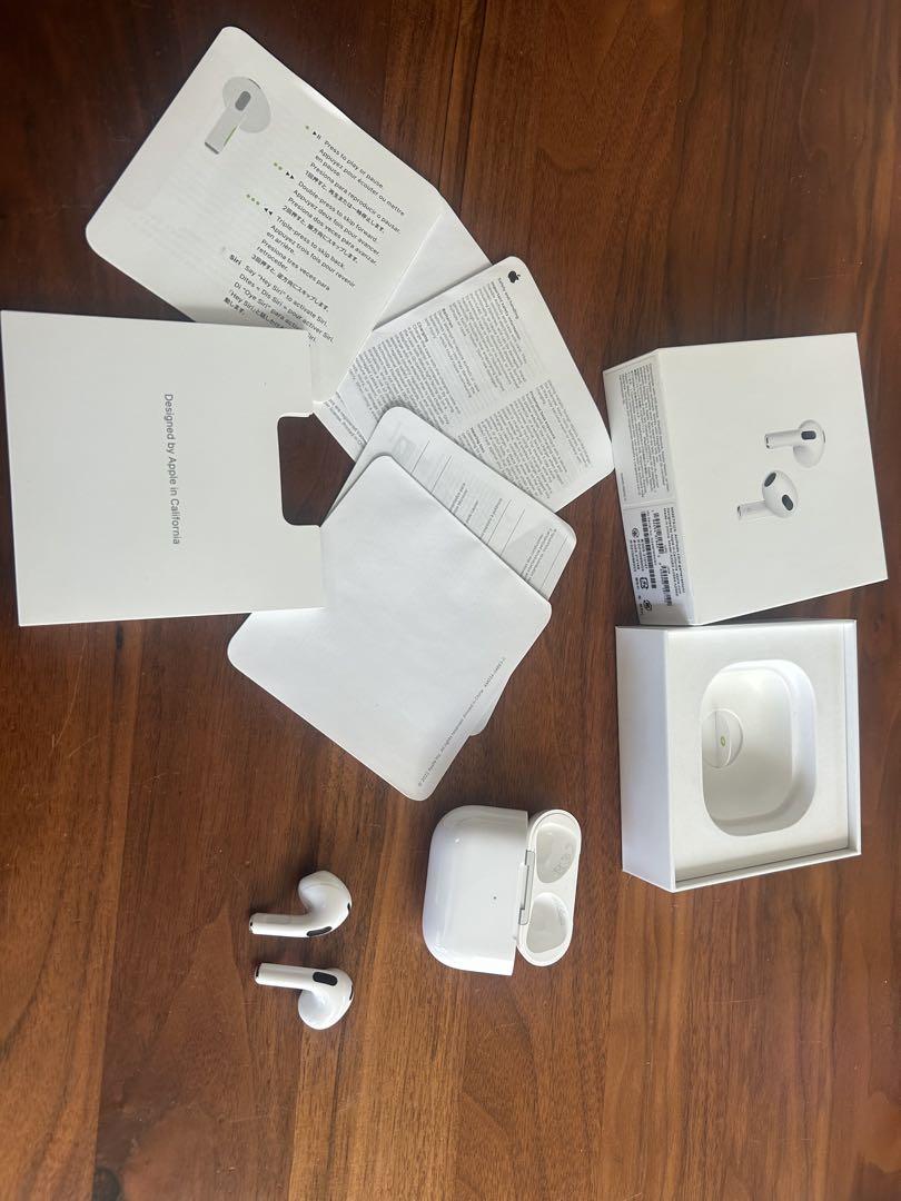 Apple AirPods （第3世代）AppleCare +保証付