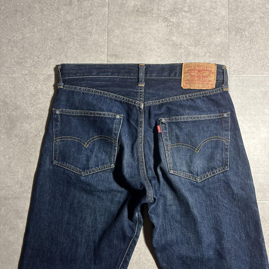 セール 海外 90s メルカリ - w31（82cm） 濃紺 USA バレンシア 501XX リーバイス パンツ