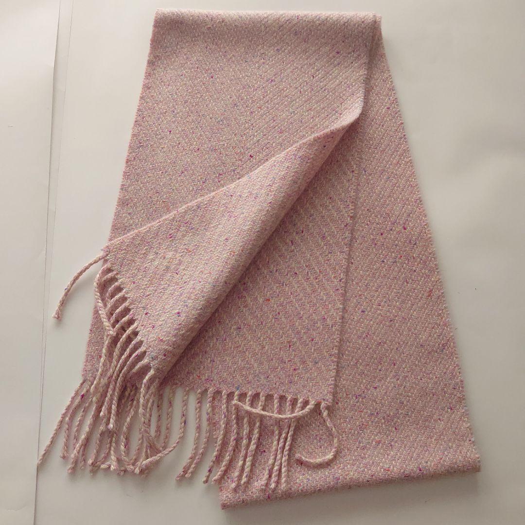●Johnstons OF ELGIN カシミヤニットマフラー