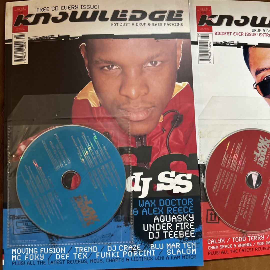 希少 ドラムンベース誌 CD付knowledge magazine 3冊