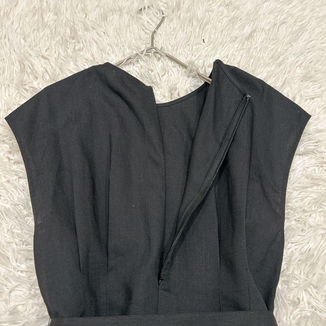 美品☆ユナイテッドアローズ ロングワンピース リネン ベルト