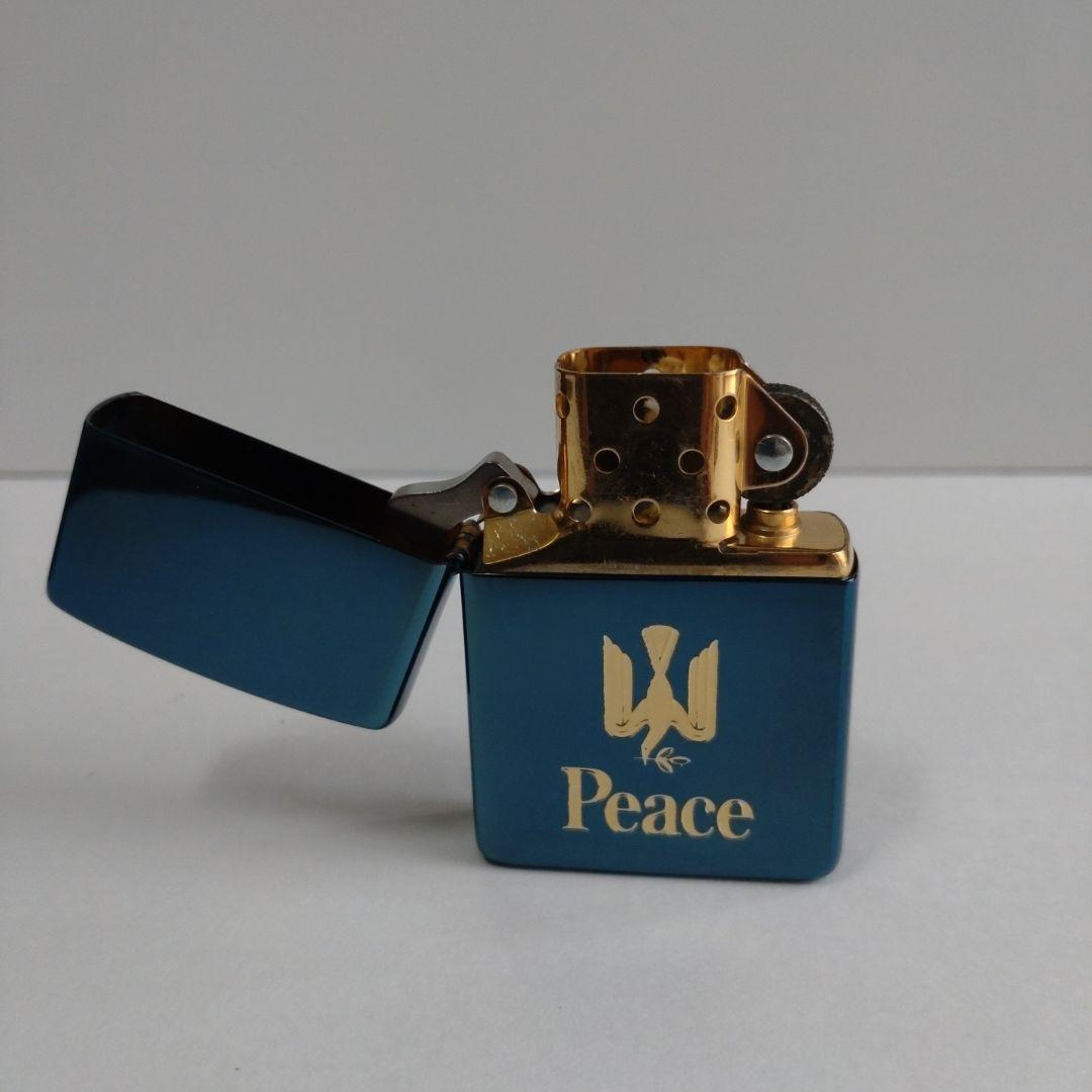 THE PEACE DESIGN ZIPPO ブルーチタンオイルライター買う