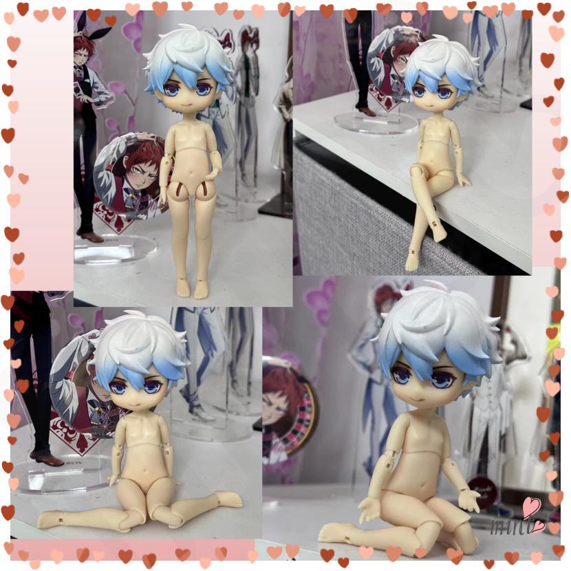 送料無料 限定☆1/12 ディーラー オリジナル ドール ボディ 杏仁 BJD