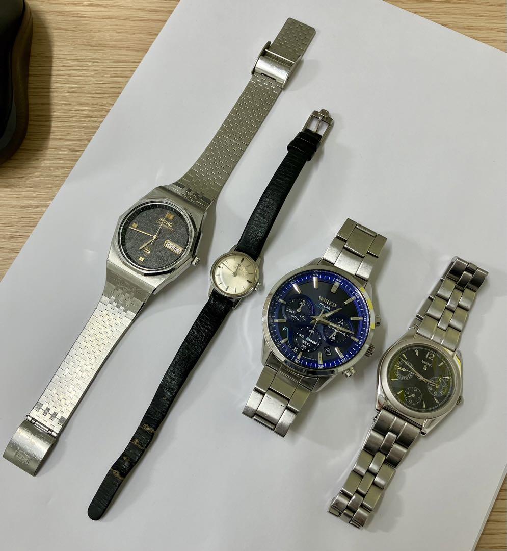 腕時計４本 まとめ売り！　稼働品＋ジャンク品　セイコー オメガ