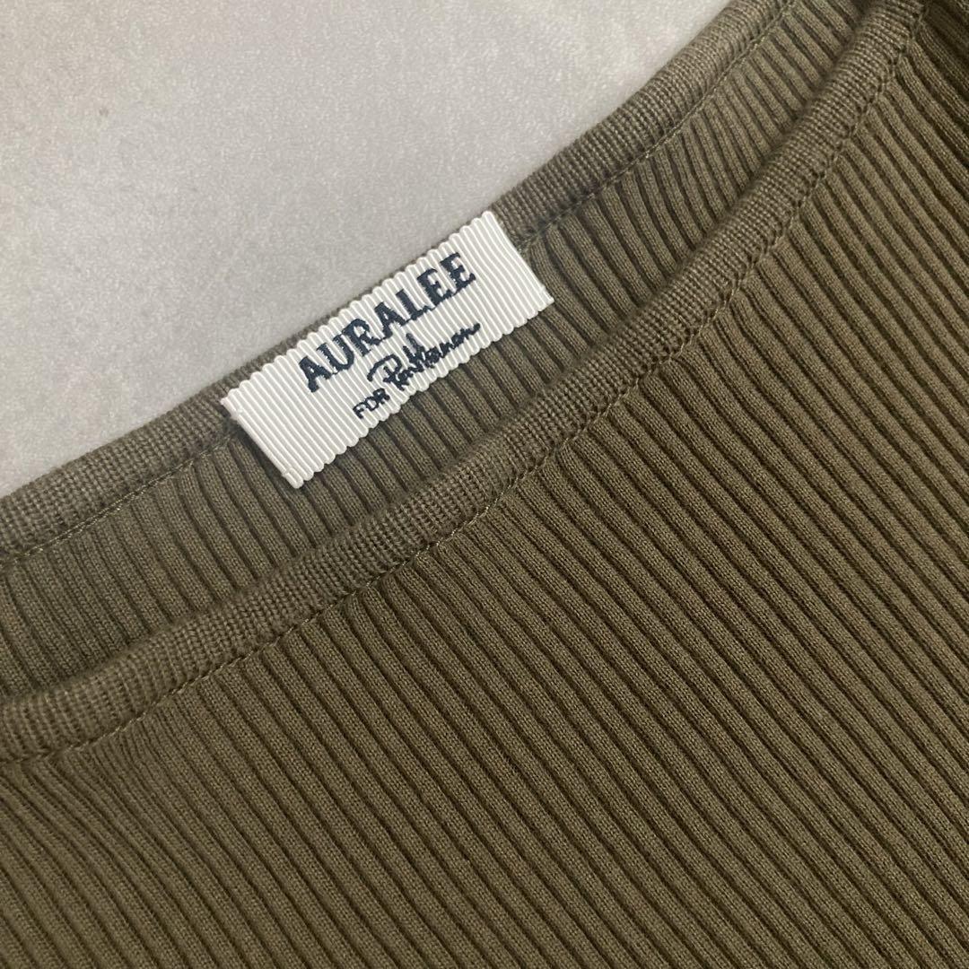 AURALEE ロンハーマン別注 ギザリブ　プルオーバー