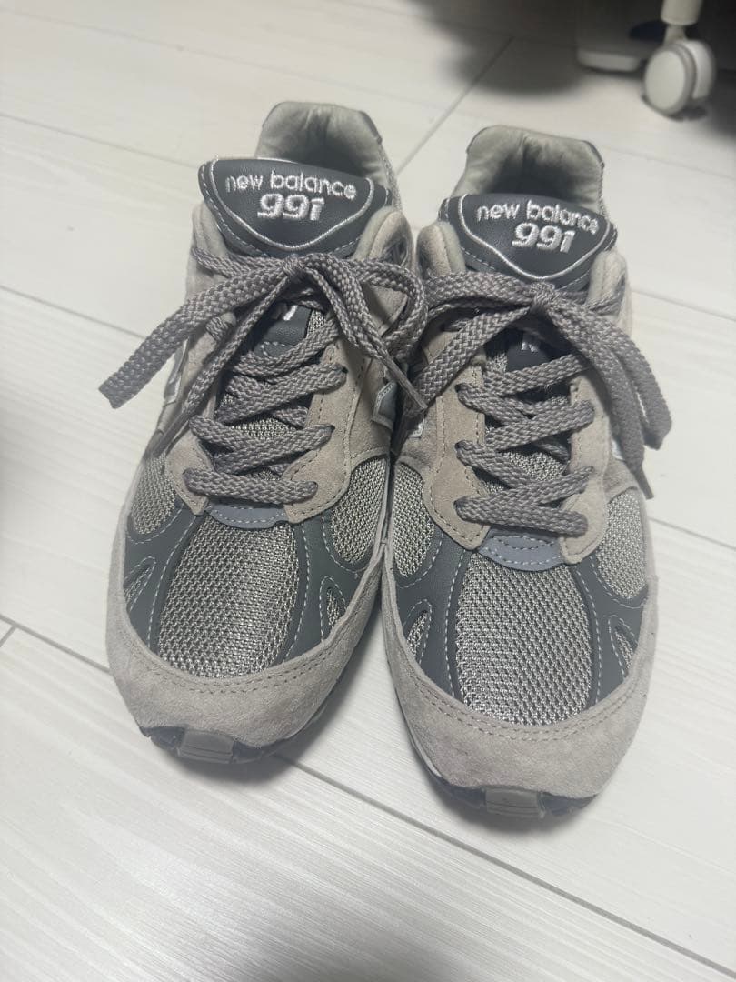 New Balance 991 グレー スニーカー ほぼ新品