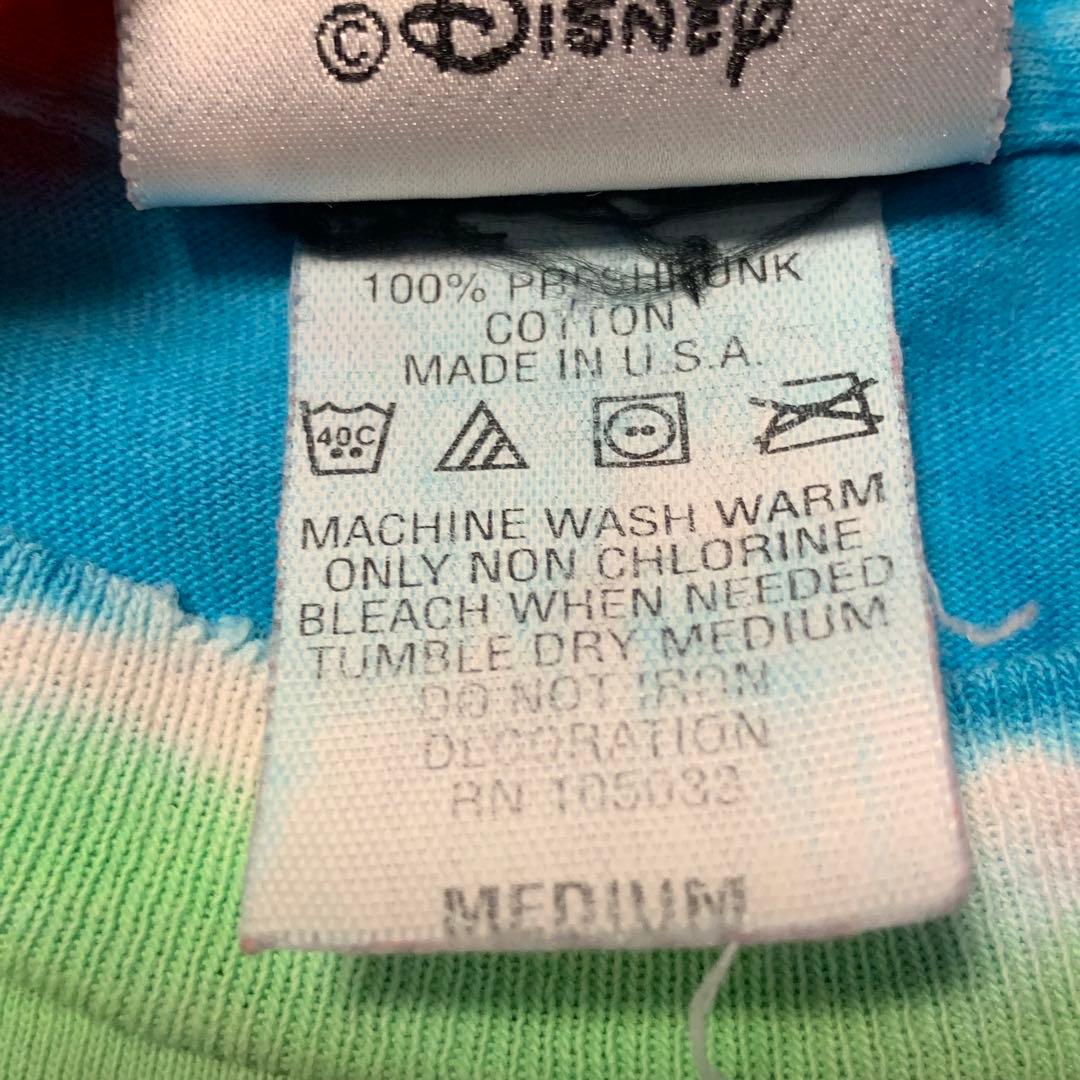 Disney vintage ディズニーワールド ドナルド Tシャツ タイダイ柄