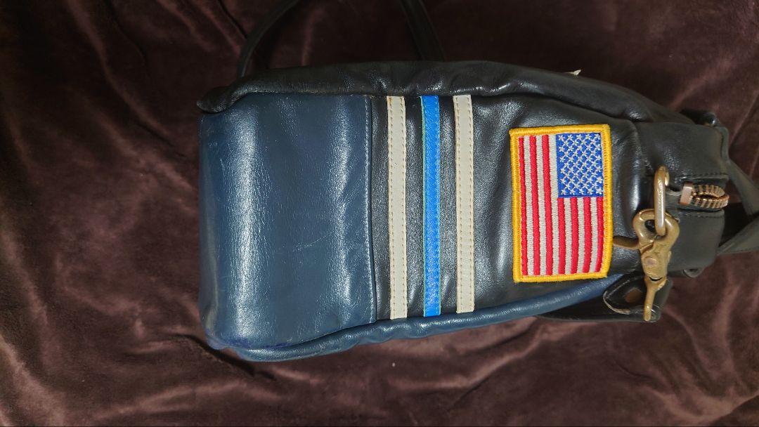 VANSON SBAG STAR BAG 別注 ブルー ワンスター バッグ