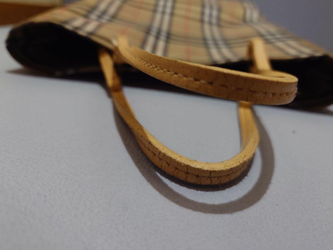 Burberry チェック柄トートバッグ