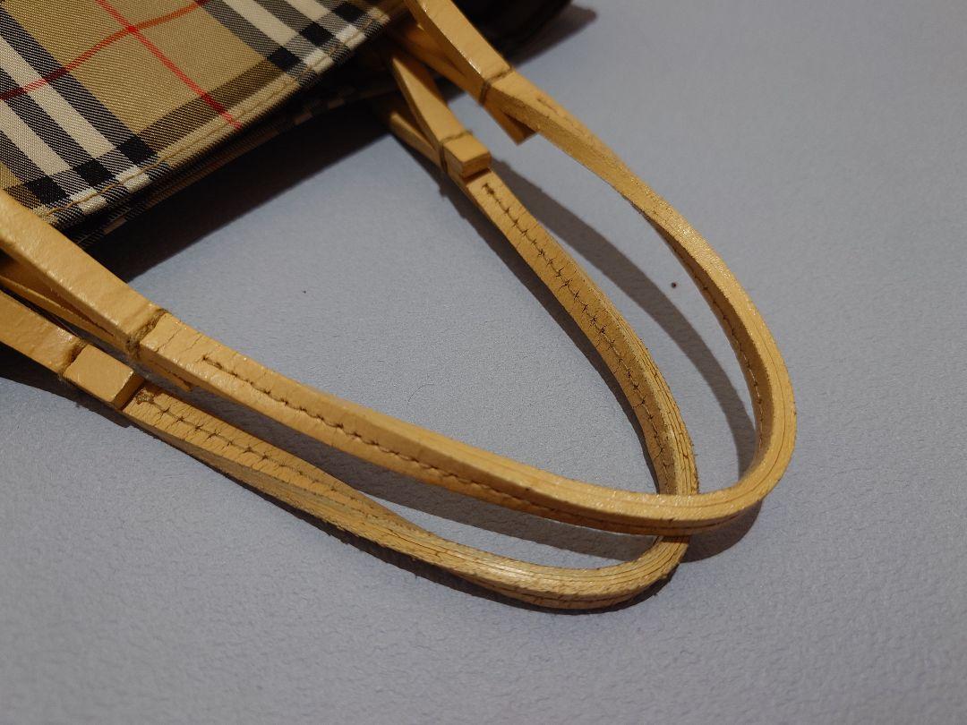 Burberry チェック柄トートバッグ