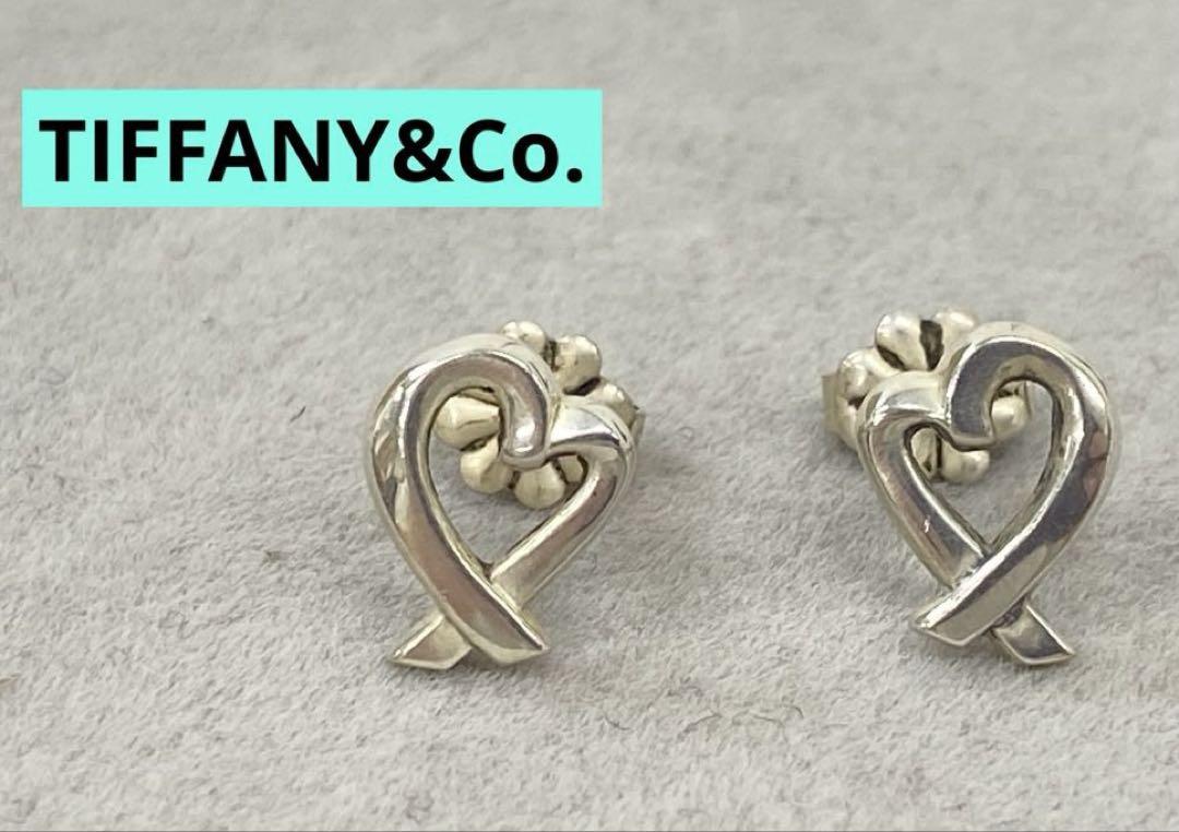 TIFFANY&Co. ティファニー ラビングハート ピアス 925シルバー