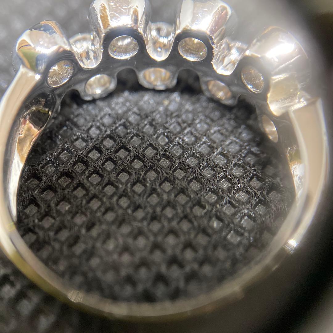 新品仕上げ済み 大粒 メレ ダイヤモンドリング 年末のプロモーション