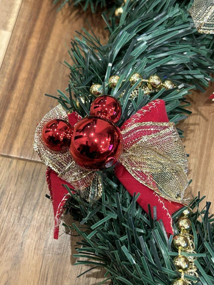 ディズニー ミッキーマウス クリスマスリース  20cm