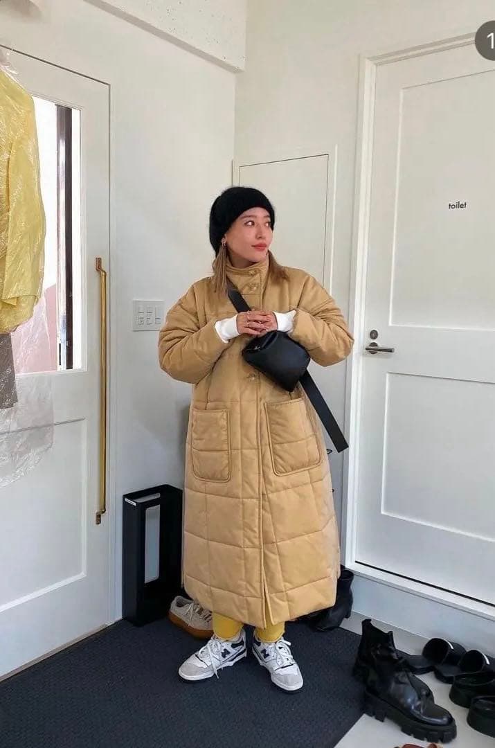 スクエアキルティングコート CAVEZAROSS ベージュ SIZE CAVEZA ROSSO