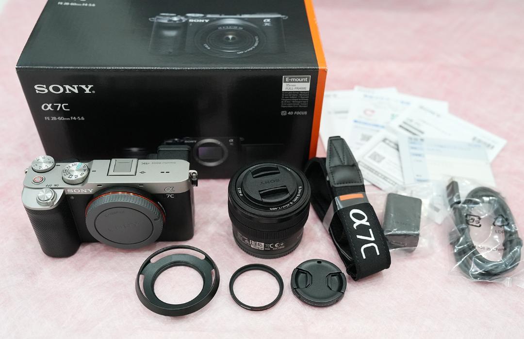 【極美品・おまけ付き】SONY α7c ズームレンズキット シルバー