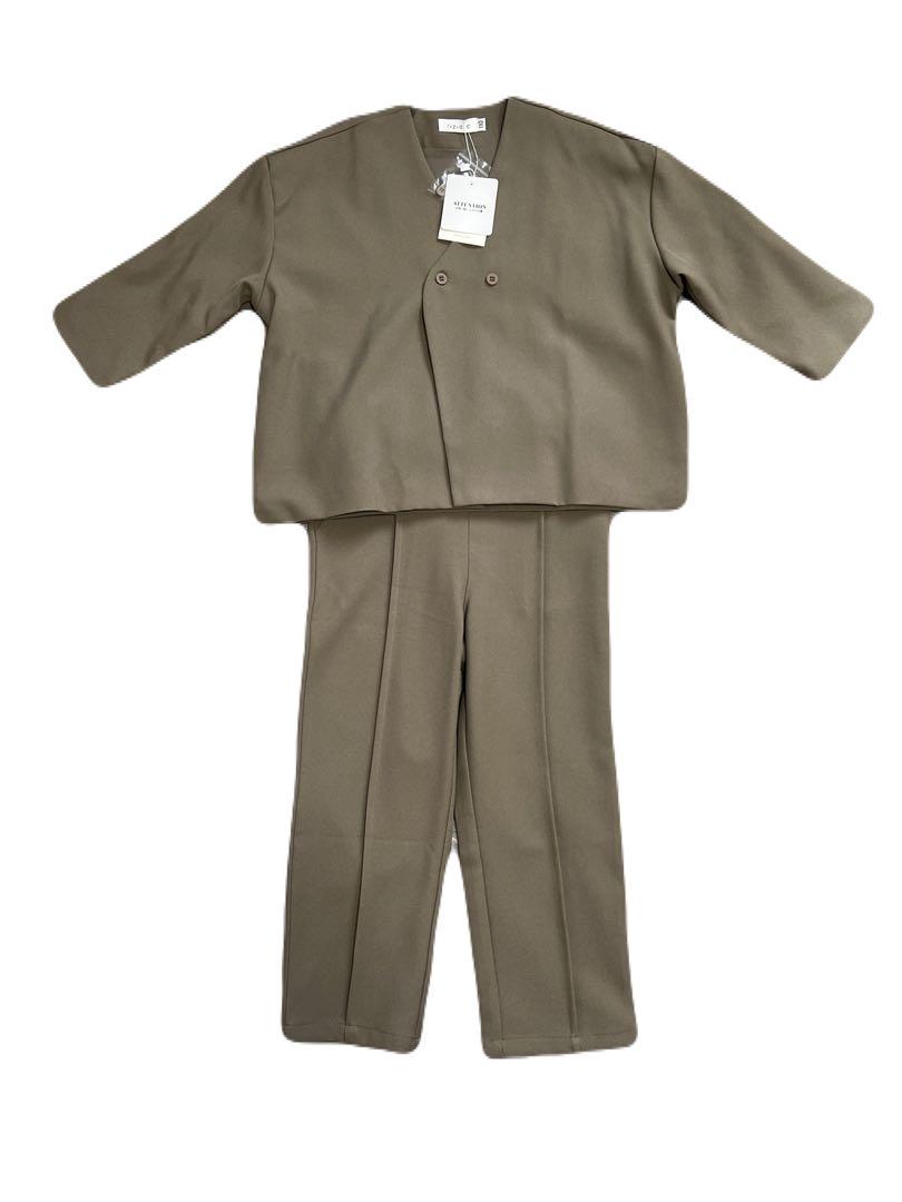 riziere ノーカラージャケットセットアップ★ 新品