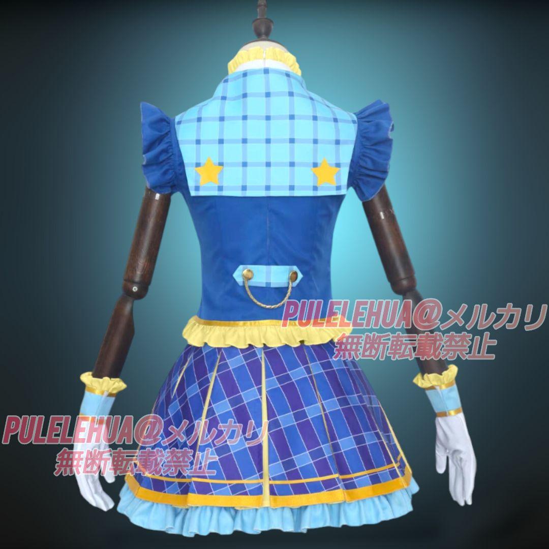 【アイカツ】霧矢あおい スクールドレス 衣装 コスプレ (追加オプション有り)