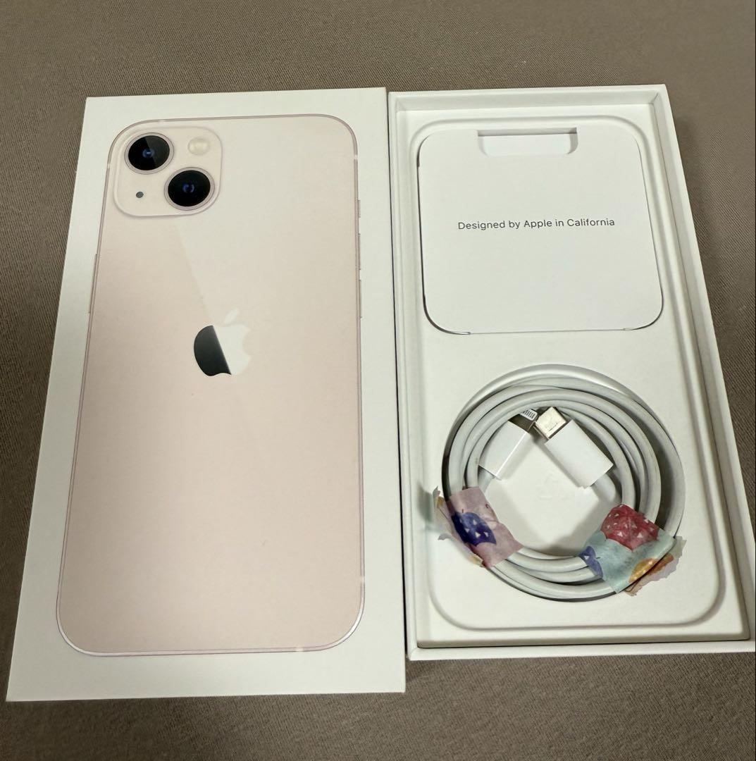 iPhone13 ピンク 128G 【美品電池100%】