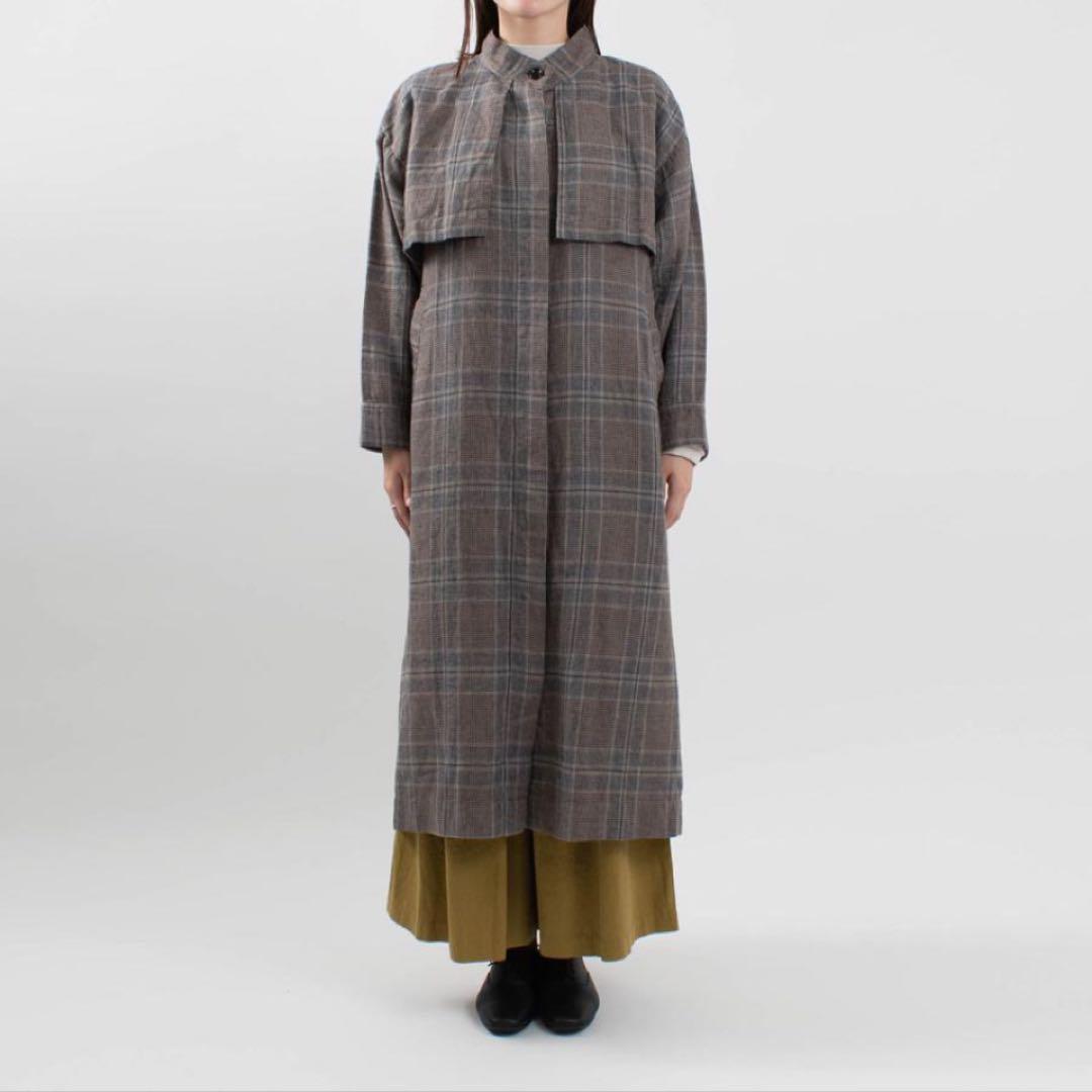 最終【tukuroi by SUN VALLEY】スタンドカラーコート【新品】