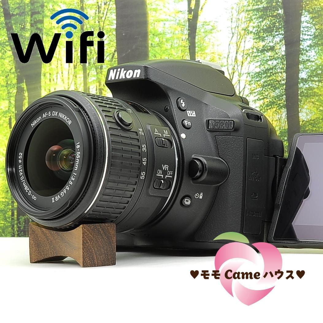 【メーカー直送】 WiFi機能付☆Nikon D5300☆初めての一眼レフに最適♪動画撮影 デジタルカメラ