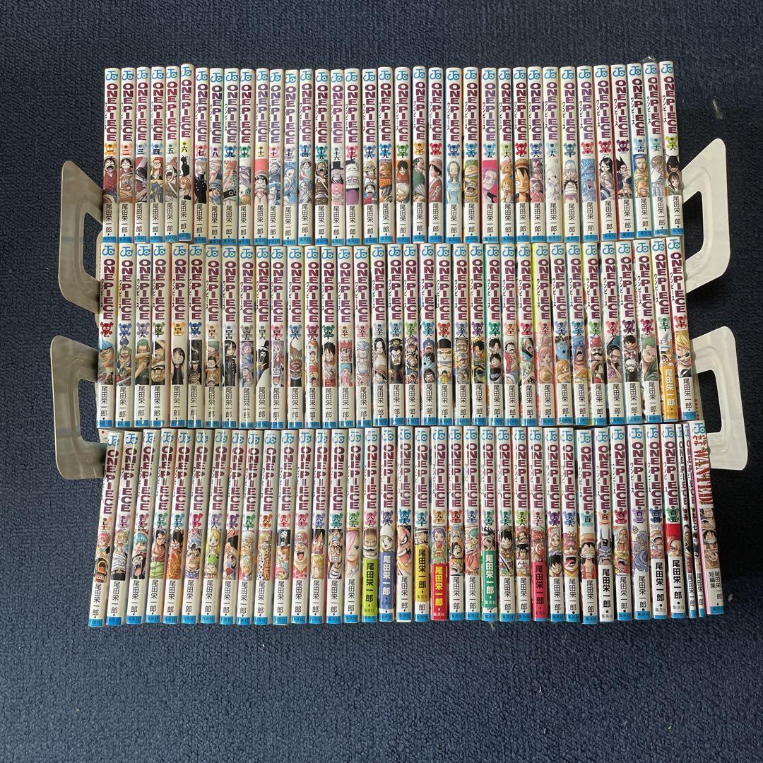 ONE PIECE 105巻までセット+関連本+ビブルカード