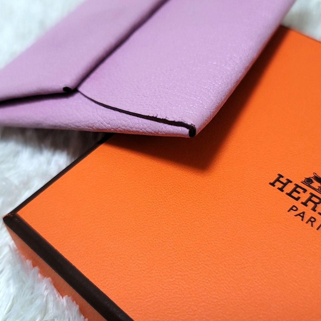 美品 エルメス バスティア モーブシルベストル ピンク系 付属品付き