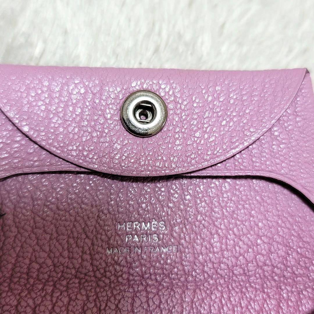 美品 エルメス バスティア モーブシルベストル ピンク系 付属品付き